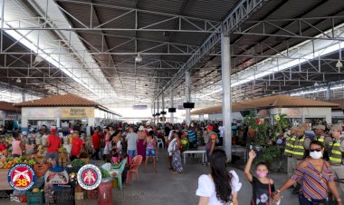 PMBA REFORÇA A SEGURANÇA NO MERCADO MUNICIPAL