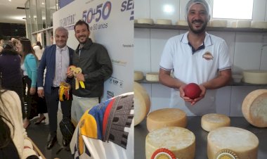 Produtor de queijo caetiteense recebe medalhas de ouro e bronze no Concurso Mundial de Queijos