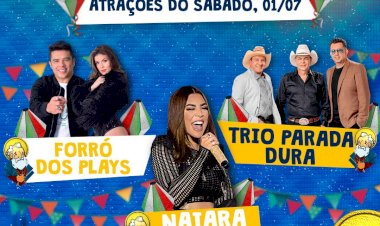 Prefeitura divulga grade oficial de sábado do São Pedro do Iuiu