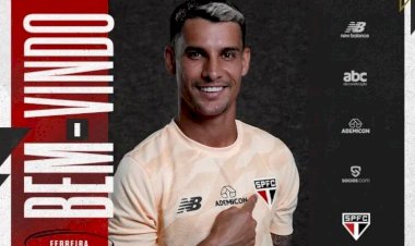 São Paulo oficializa contratação do meia-atacante Ferreirinha, ex-Grêmio