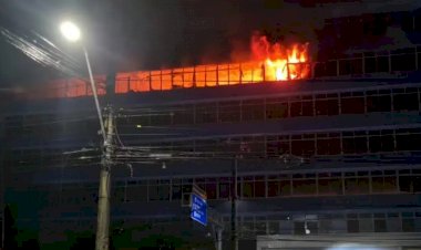 Uneb confirma interdição de prédio e diz que não houve feridos em incêndio na noite deste domingo