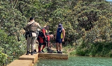 Corpo de jovem desaparecido em afogamento na Lagoa da Passagem da Pedra é encontrado por bombeiros
