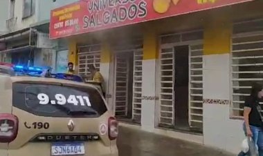 Polícia Militar combate incêndio em Caetité