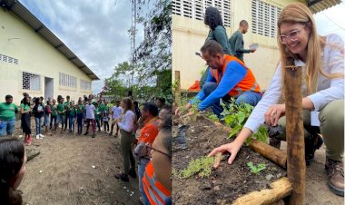 BAMIN entrega horta orgânica em escola municipal de Ilhéus