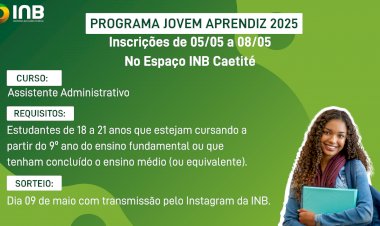 INB divulga seleção para o Programa Jovem Aprendiz em Caetité