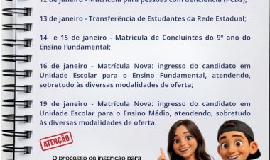 CIEBTEC abre nesta segunda (12) matrículas para o ano letivo de 2026