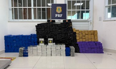 PRF apreende mais de 520 kg de drogas na BR-116