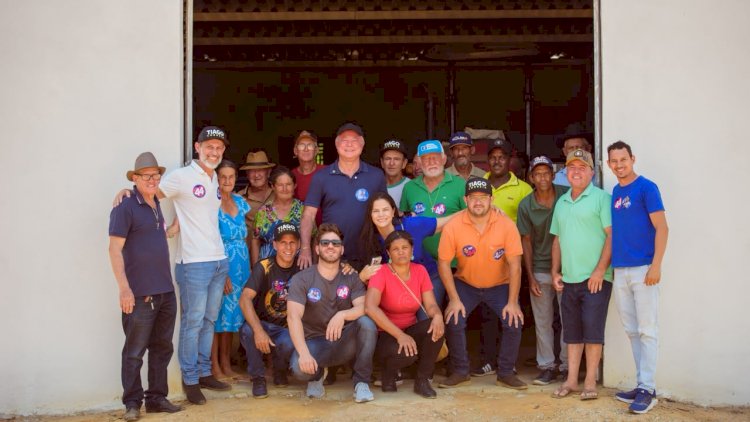 Paulo Azi visita comunidades rurais de Caetité e acompanha ações voltadas ao campo e ao acesso à água