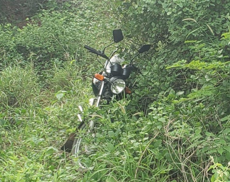 Polícia Militar recupera moto roubada em Caculé