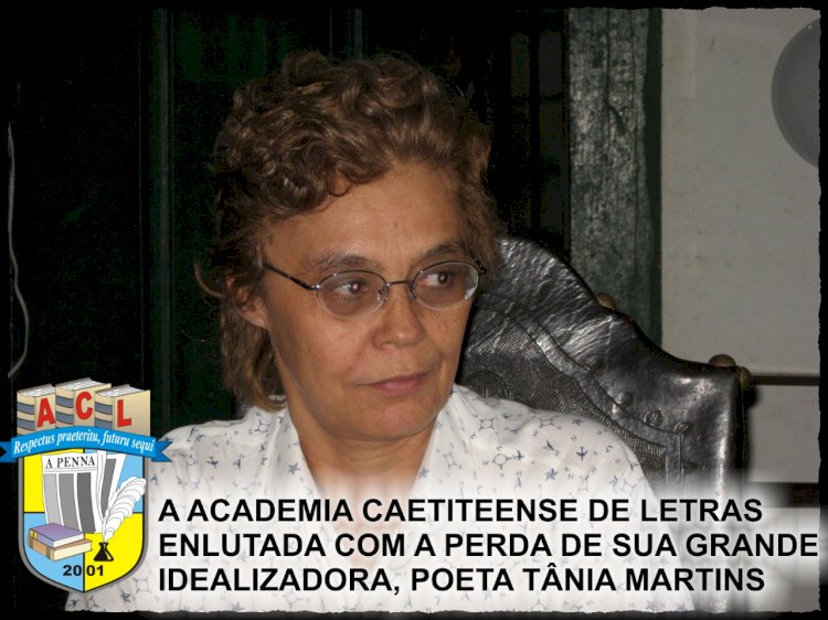 ACL emite Nota de Pesar pelo falecimento da poeta Tânia Martins