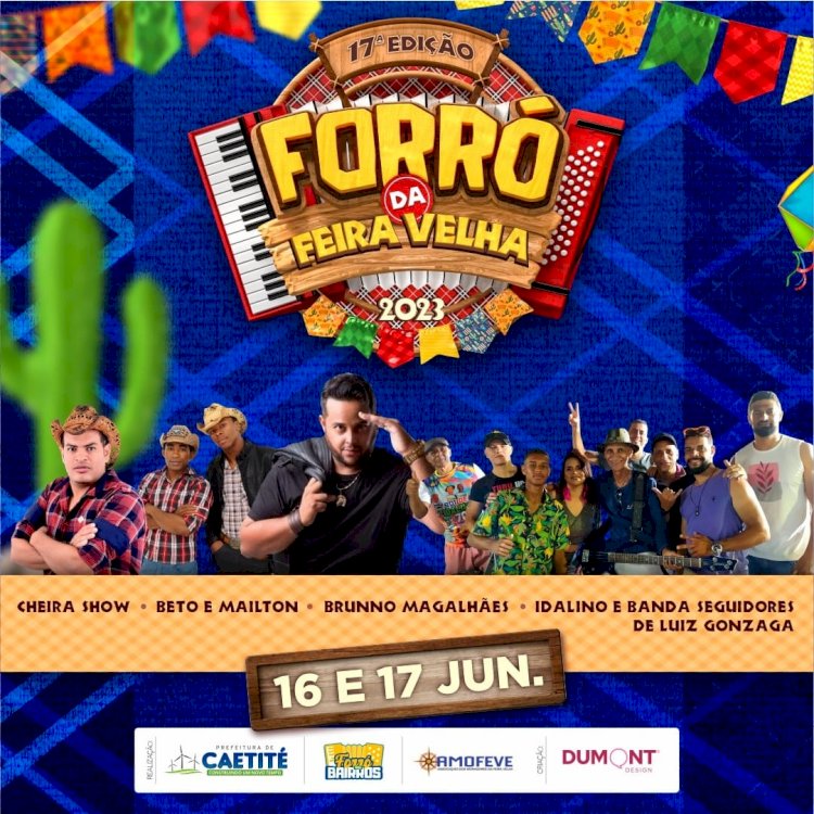 No próximo final de semana acontece a 17ª edição do Forró da Feira Velha