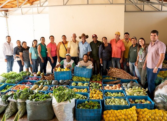 Produtores rurais assistidos pelo Programa Germinação entregam mais de 2 mil quilos de alimentos agroecológicos em Pindaí