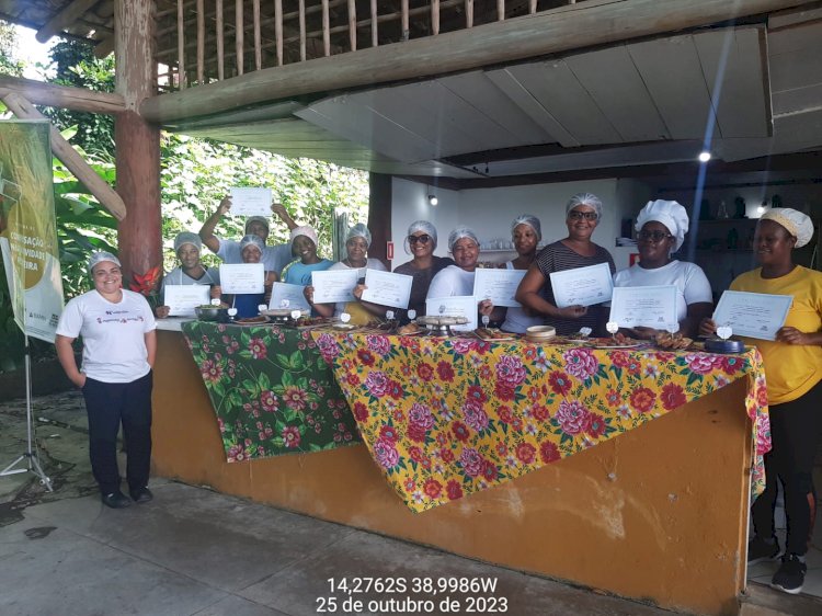 BAMIN realiza oficina culinária com pescadores e marisqueiras