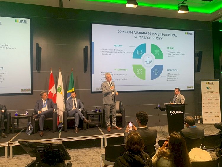 Diversidade mineral da Bahia é destaque em evento internacional que acontece no Canadá