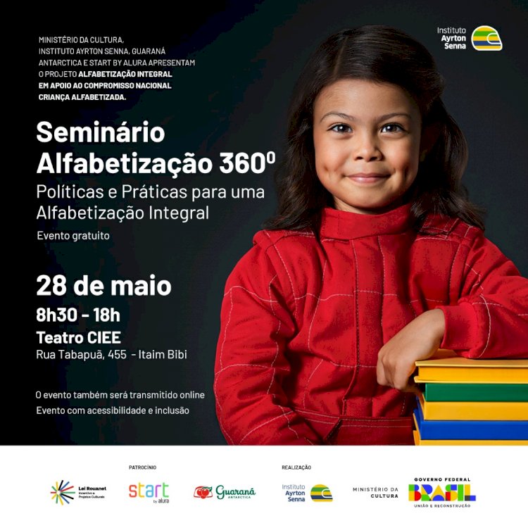 Instituto Ayrton Senna convida educadores da Bahia para seminário cultural sobre alfabetização e incentivo à leitura