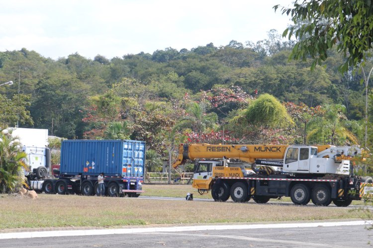 INB realiza operação de recebimento e transporte de carga de urânio enriquecido para recarga de Angra 2