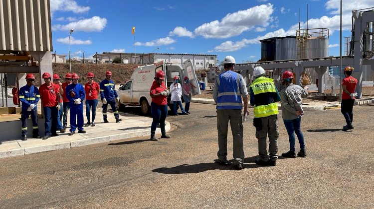 INB Caetité realiza simulado de emergência com participação inédita de três órgãos fiscalizadores