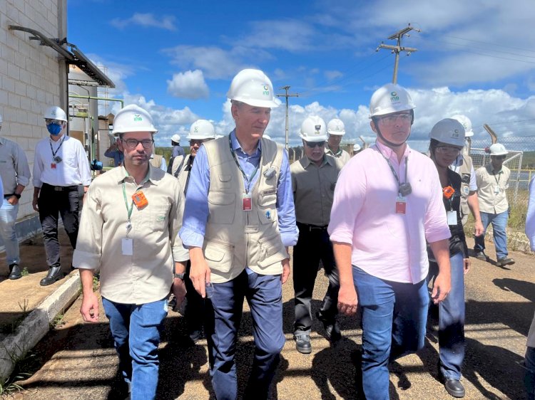 Comitiva formada por GSI, ENBPar, BNDES e Amazul visita instalações da unidade da INB Caetité/BA