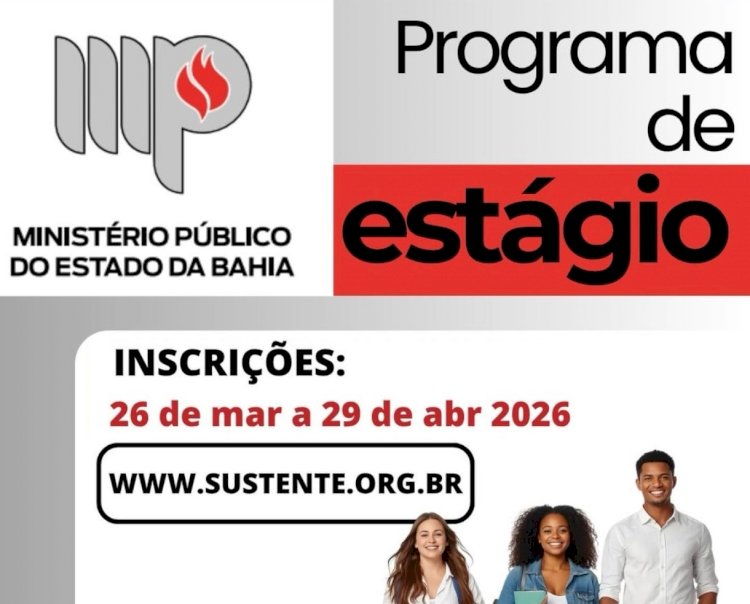 MPBA abre seleção para estagiários de graduação e ensino médio na capital e no interior