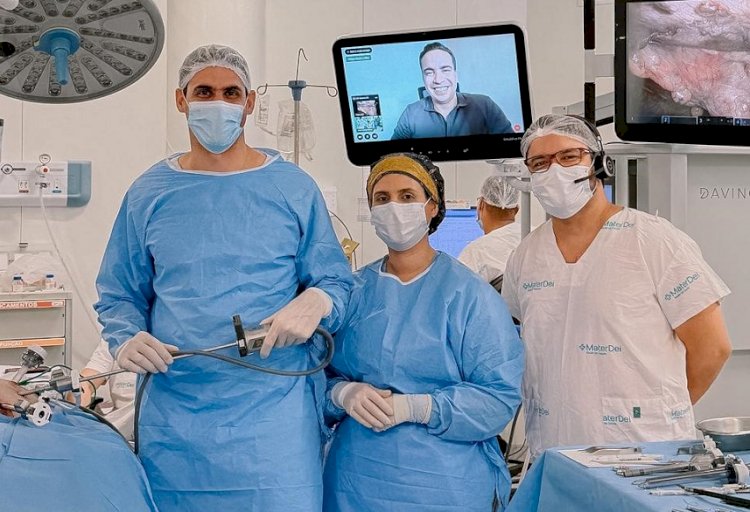 Tecnologia conecta cirurgiões durante operação robótica na Bahia