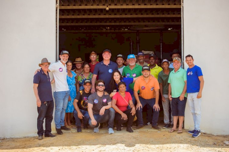 Paulo Azi visita comunidades rurais de Caetité e acompanha ações voltadas ao campo e ao acesso à água