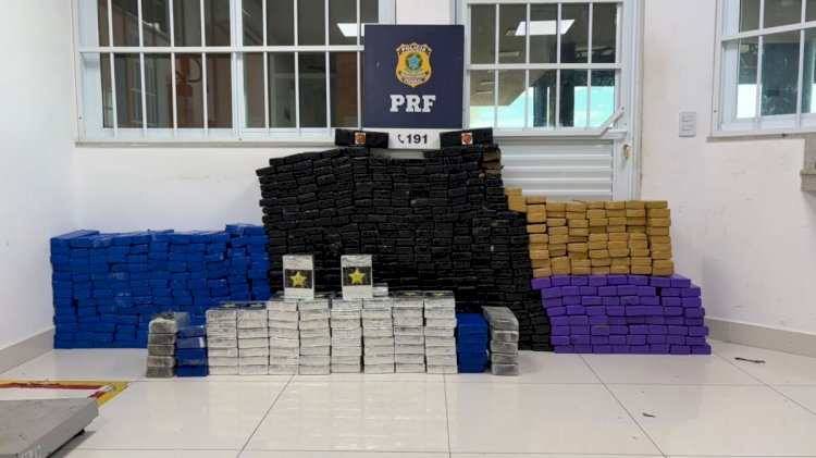 PRF apreende mais de 520 kg de drogas na BR-116